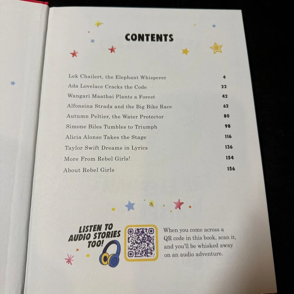 Rebel Girls 5-Minute Stories Children Hardcover Taylor Swift Biles